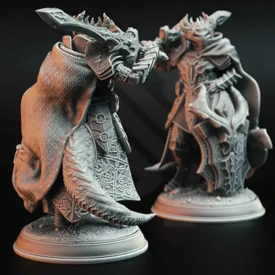 Horakthar - Dragon Commander - Pose 1 - Back