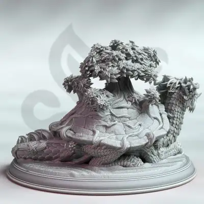 Higashi no Shikame - Eastern Dragon Turtle - Back