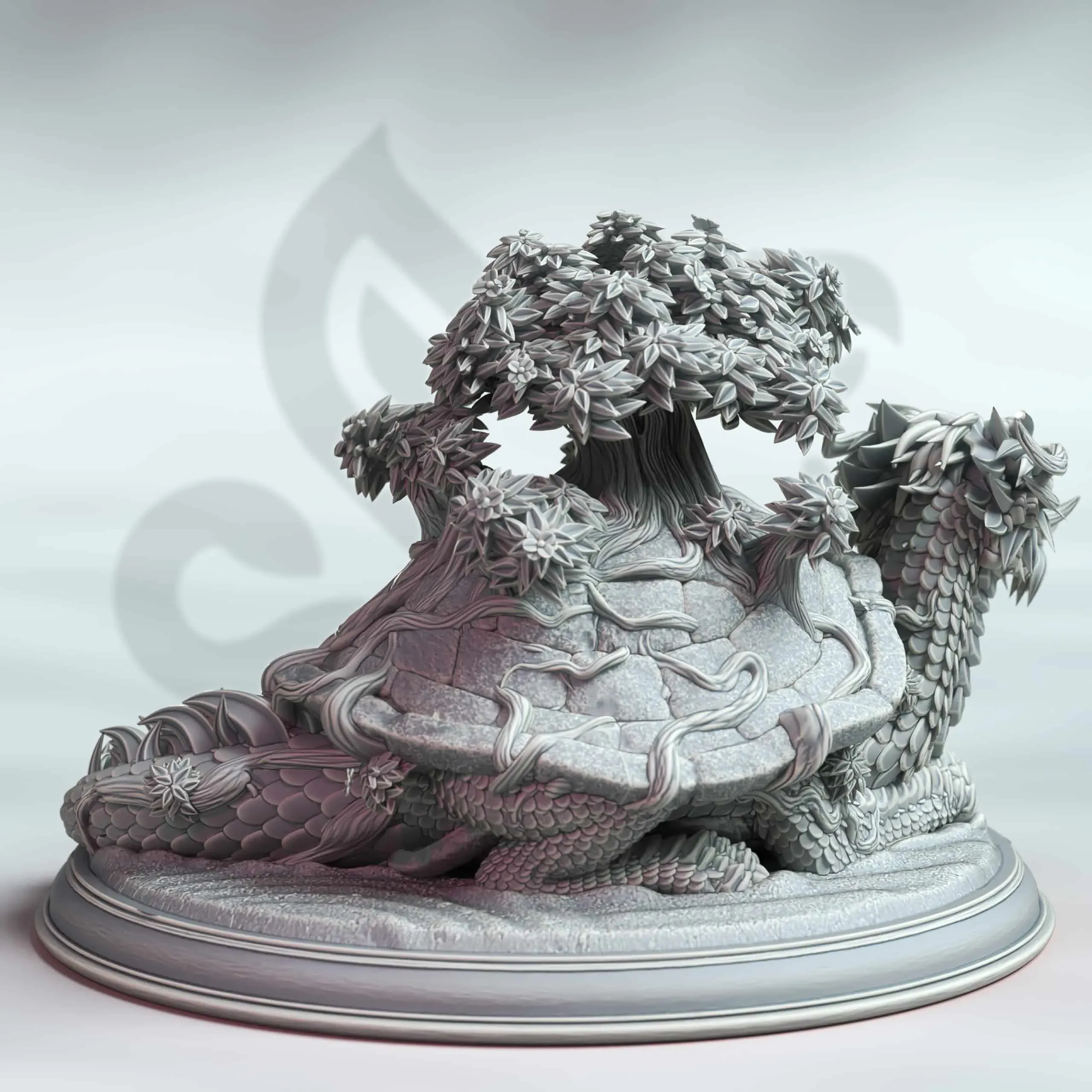 Higashi no Shikame - Eastern Dragon Turtle - Back