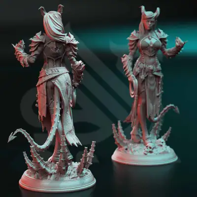 Skardi of the Third - Warlock of Decay - Back