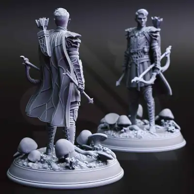 Irinax’s Chosen - Drow Soldiers M2 - Back