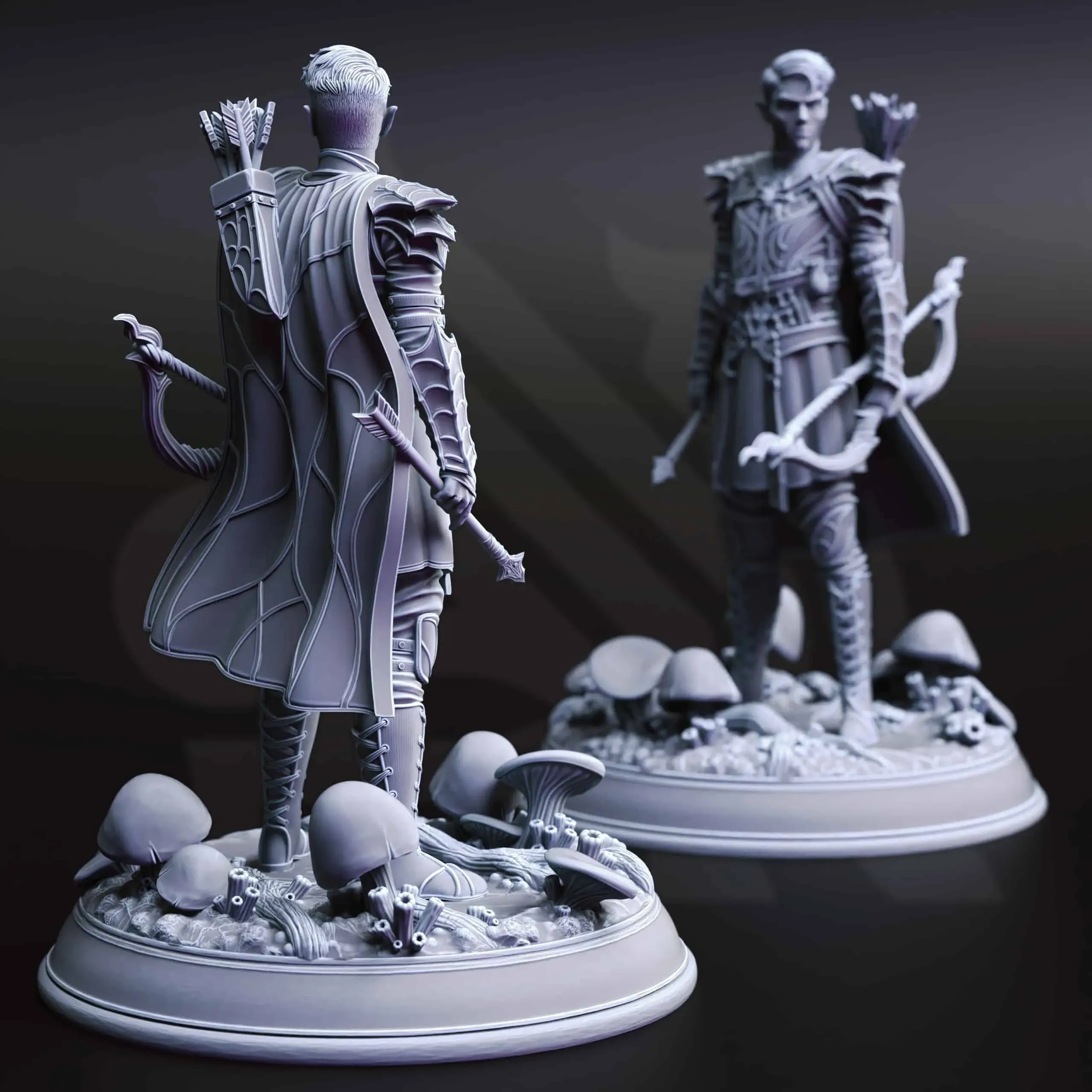 Irinax’s Chosen - Drow Soldiers M2 - Back