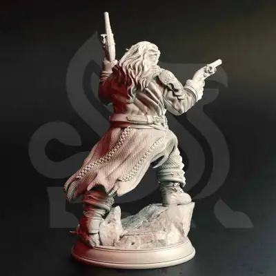 Rasmon - Golden Griffin Gunslinger - Back