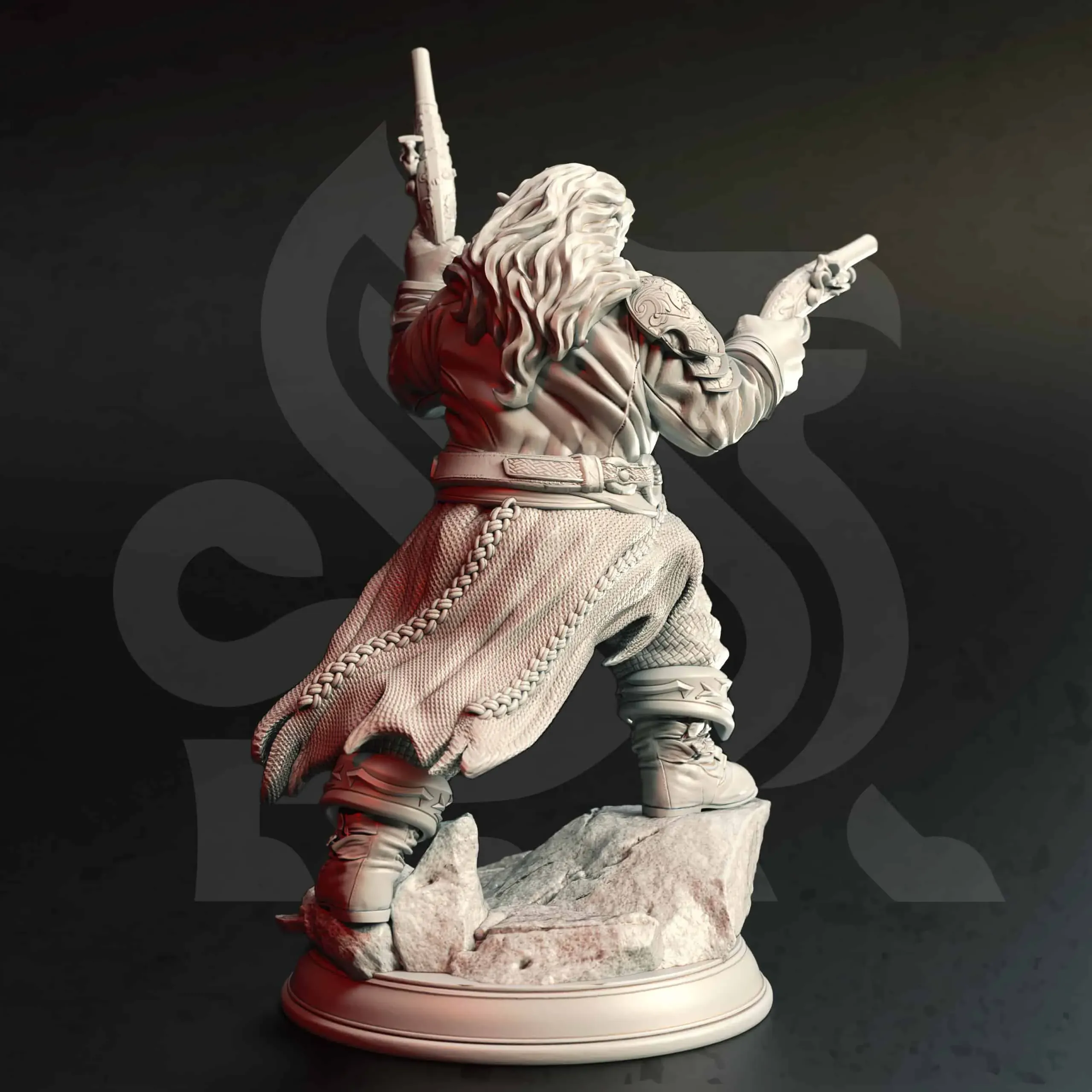 Rasmon - Golden Griffin Gunslinger - Back