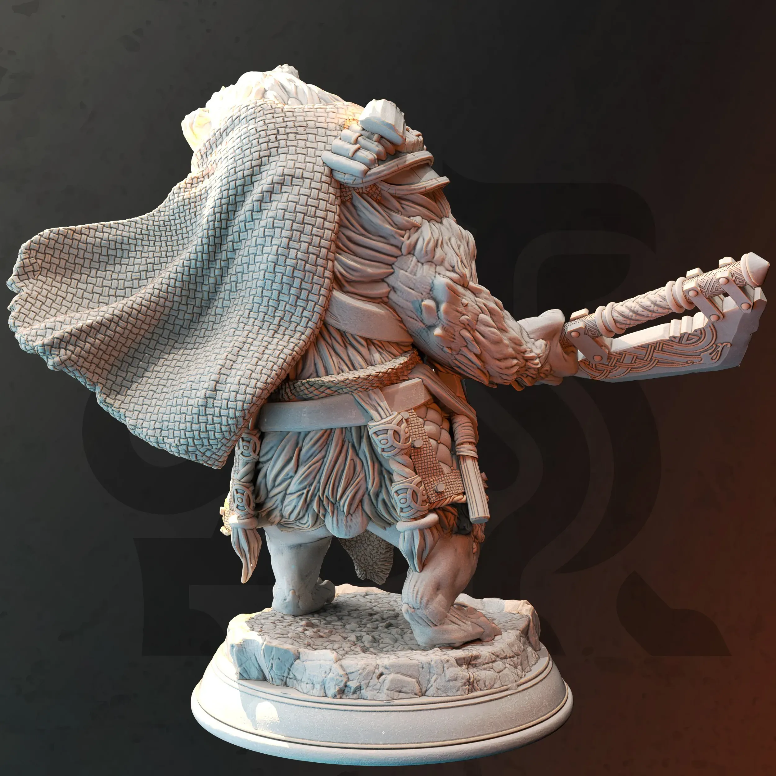 Orik Bjornstain Bear - Back