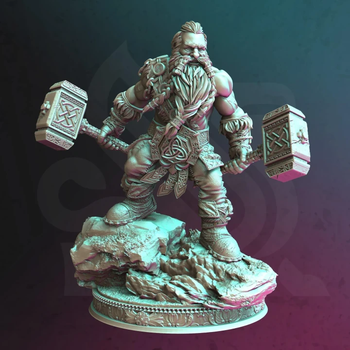 Dwarf Barbarian - Rend Mathias