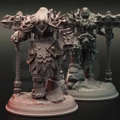 Gazza the Arrowproof - Orc Warboss - Back