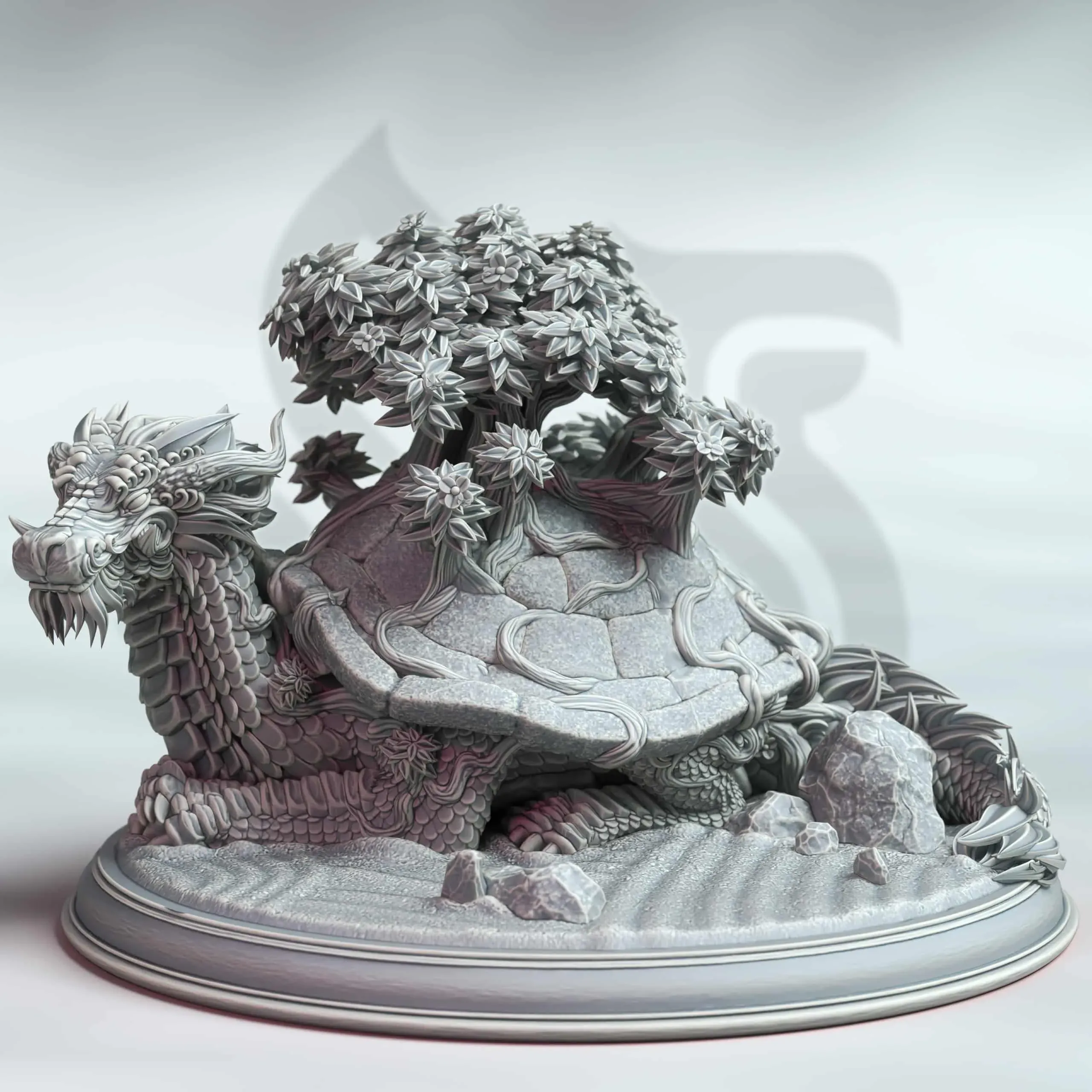 Higashi no Shikame - Eastern Dragon Turtle - Front