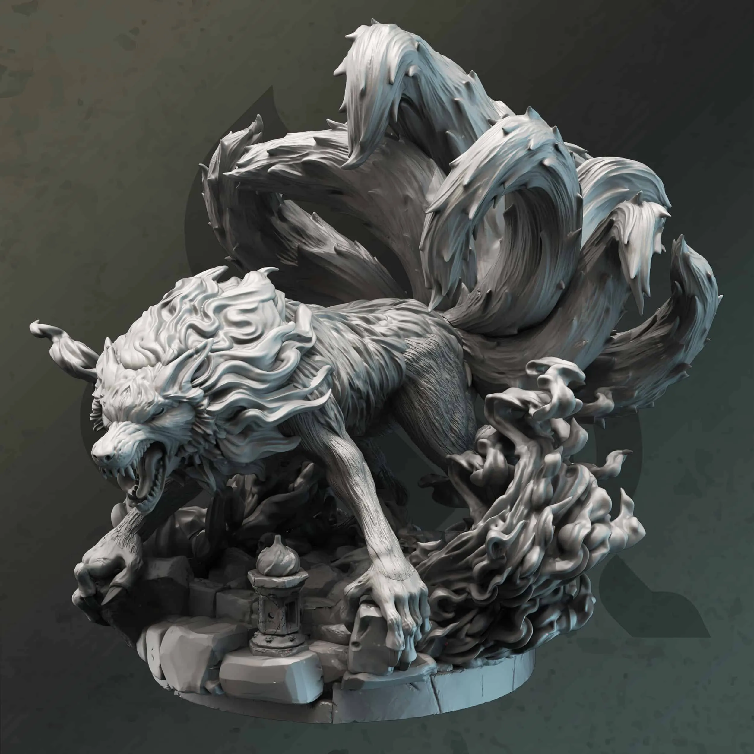 Kyubiko - The Nine-tailed Fire Fox - Front
