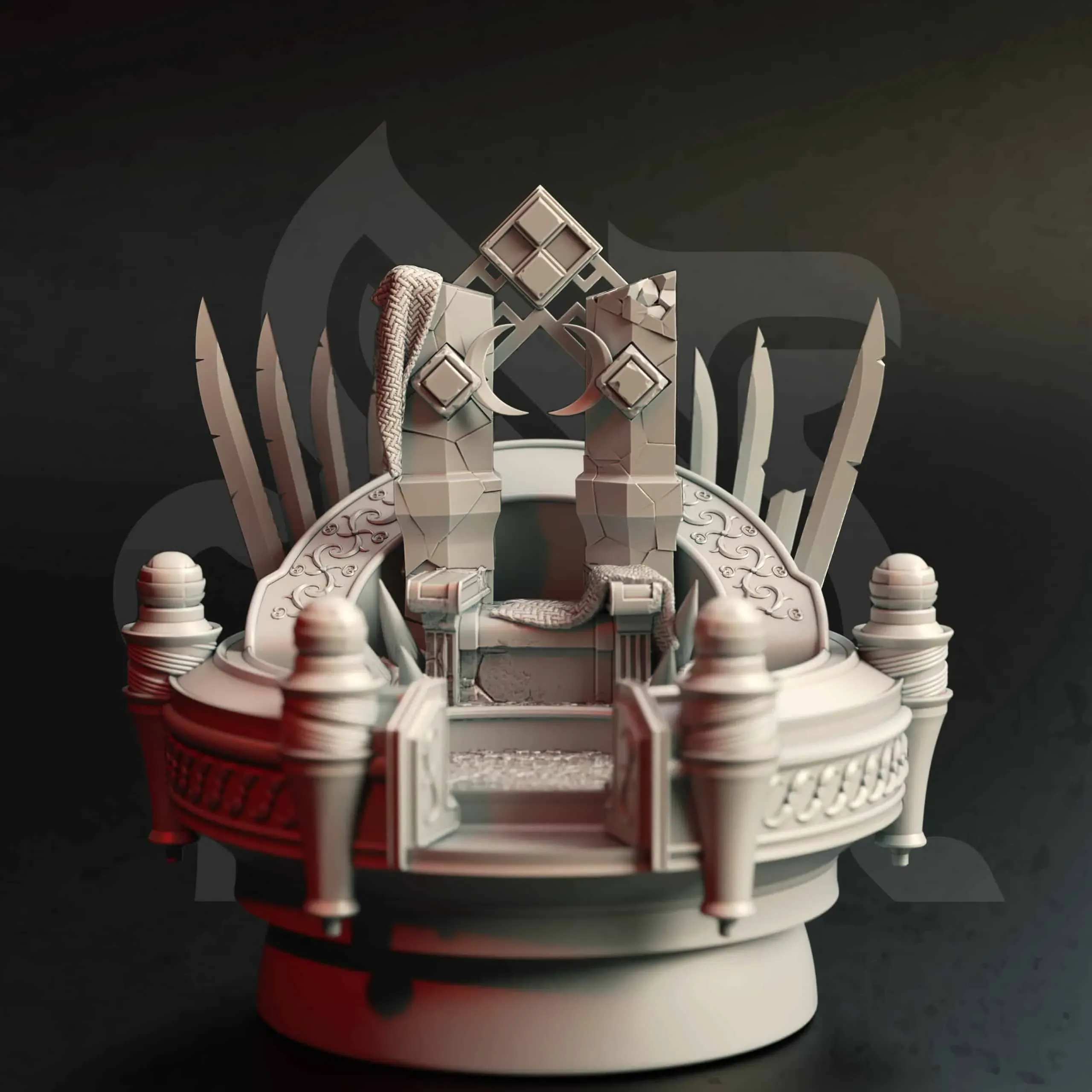 Valius's Throne - Front