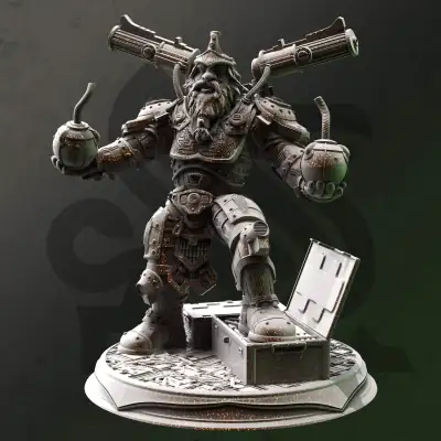 Duktuk - Dwarven Grenadier
