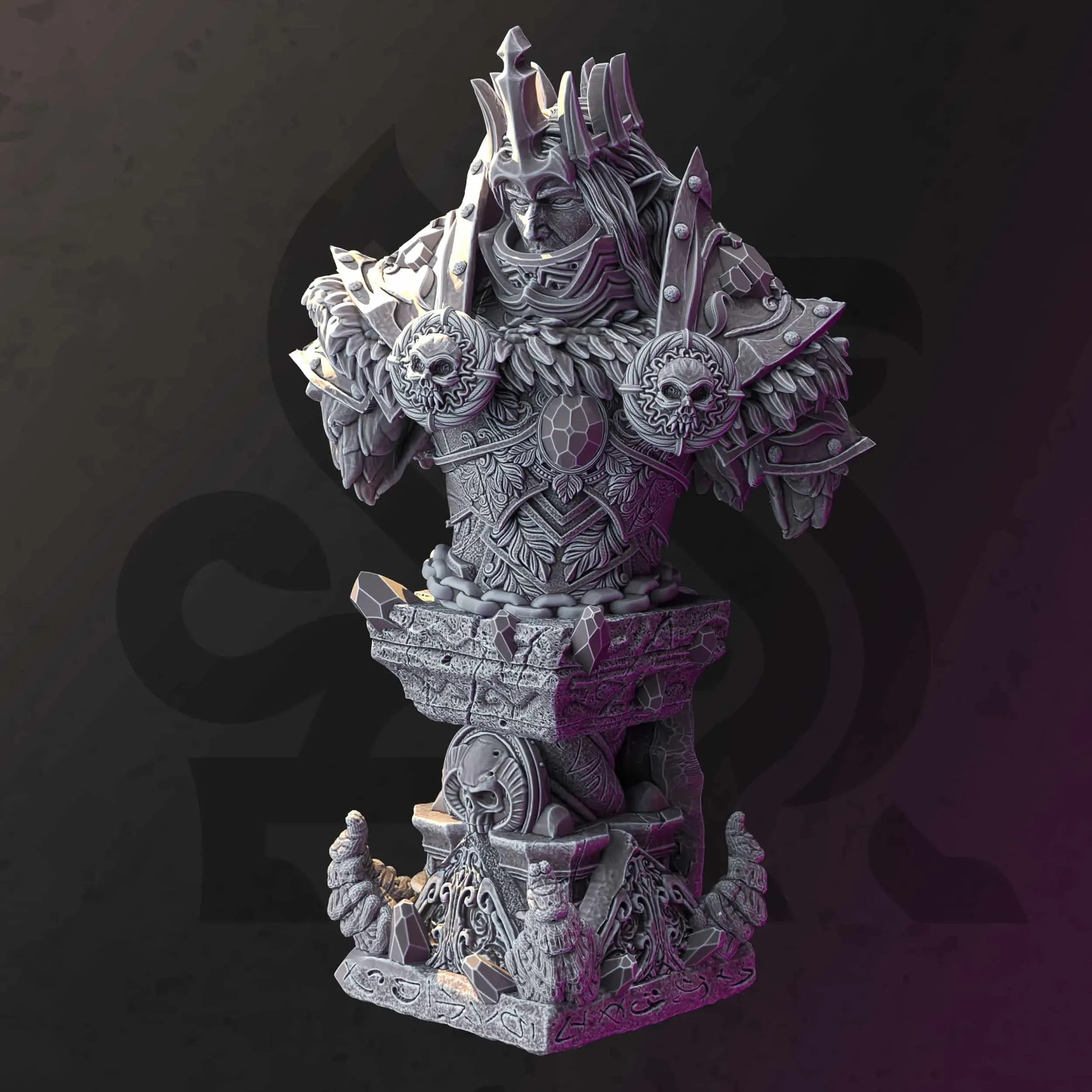 Yinsylim - The Fallen Paladin BUST - Front