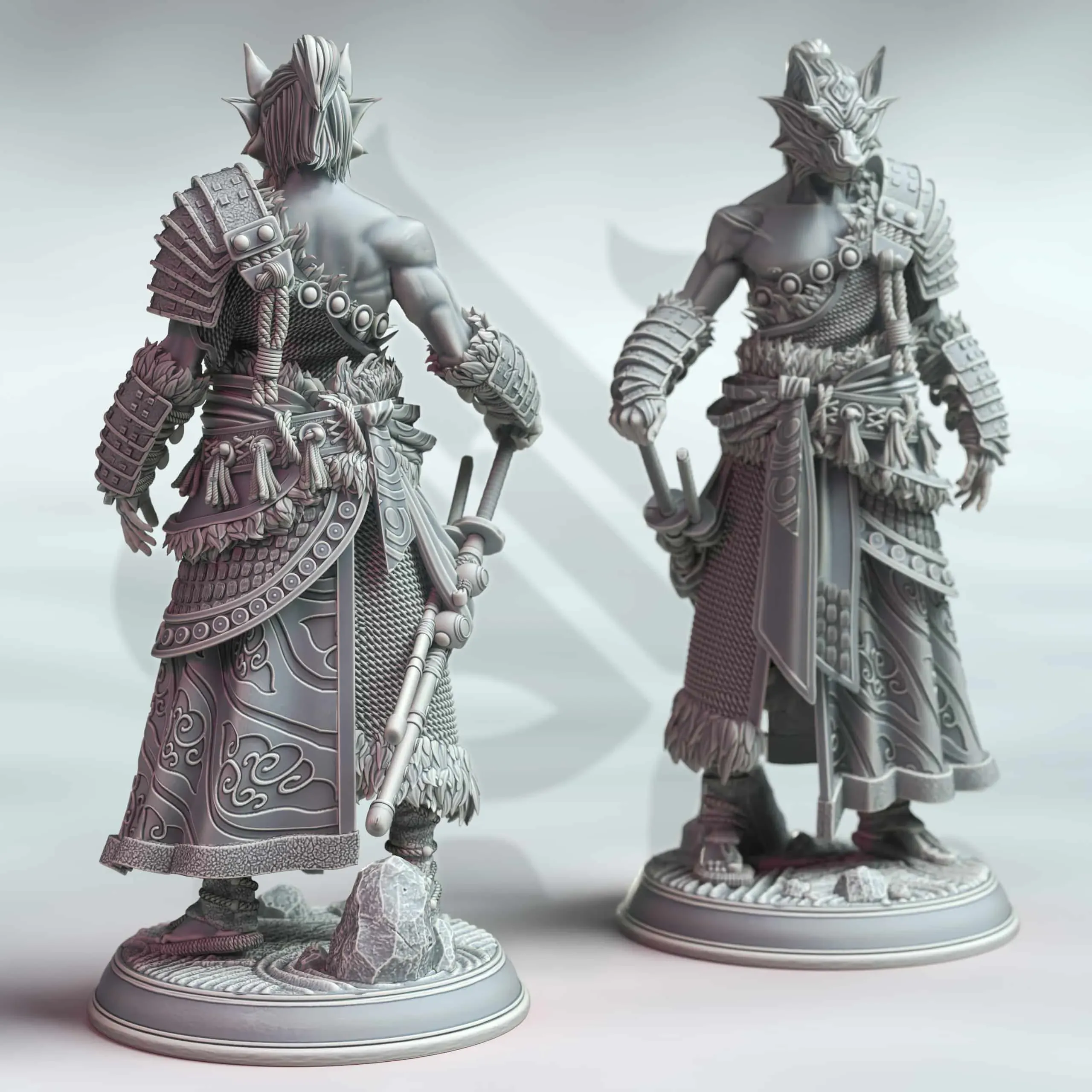 Kaoru Okami - Stoic Wolf - Back Masked