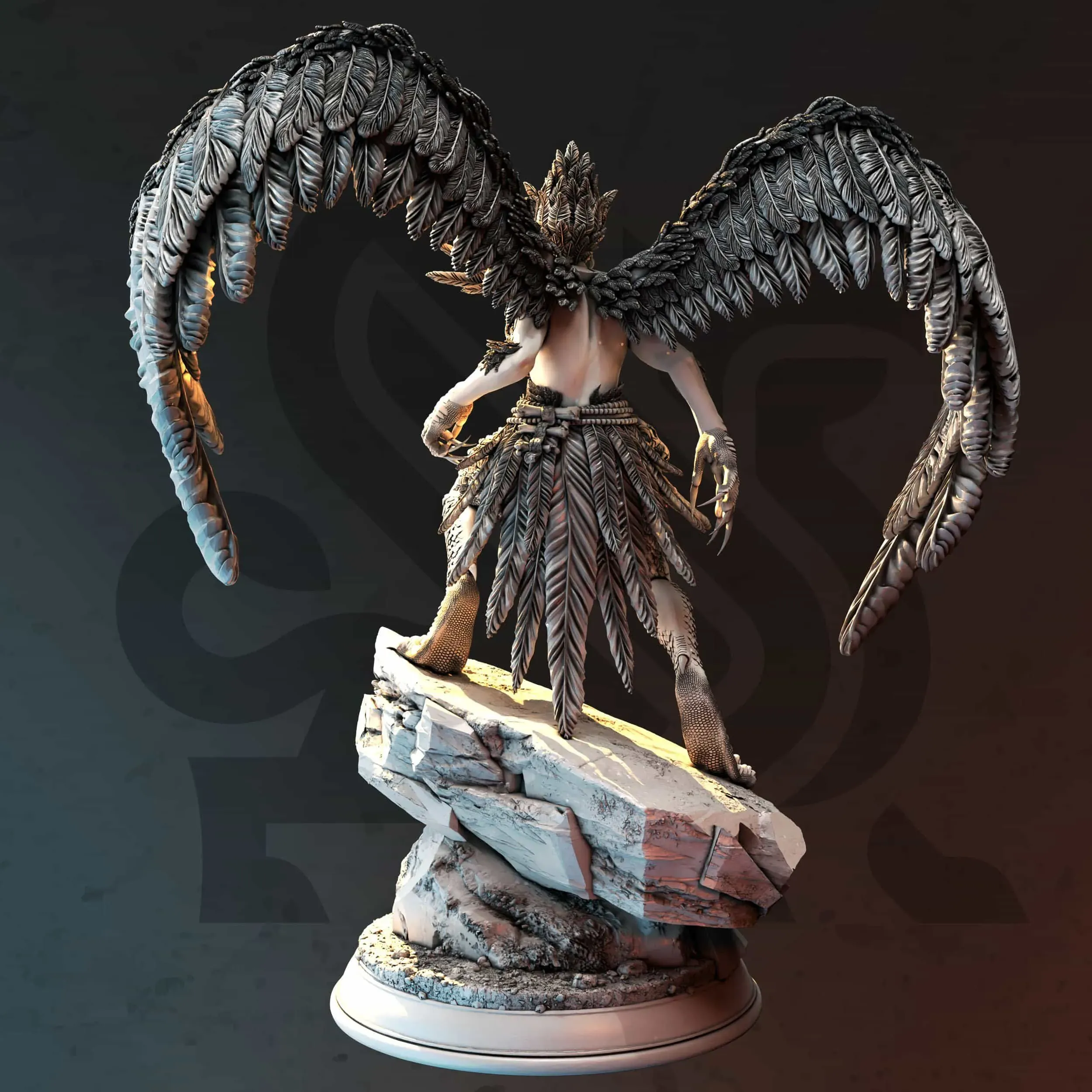 Kiziri - Queen of the Harpies - Back