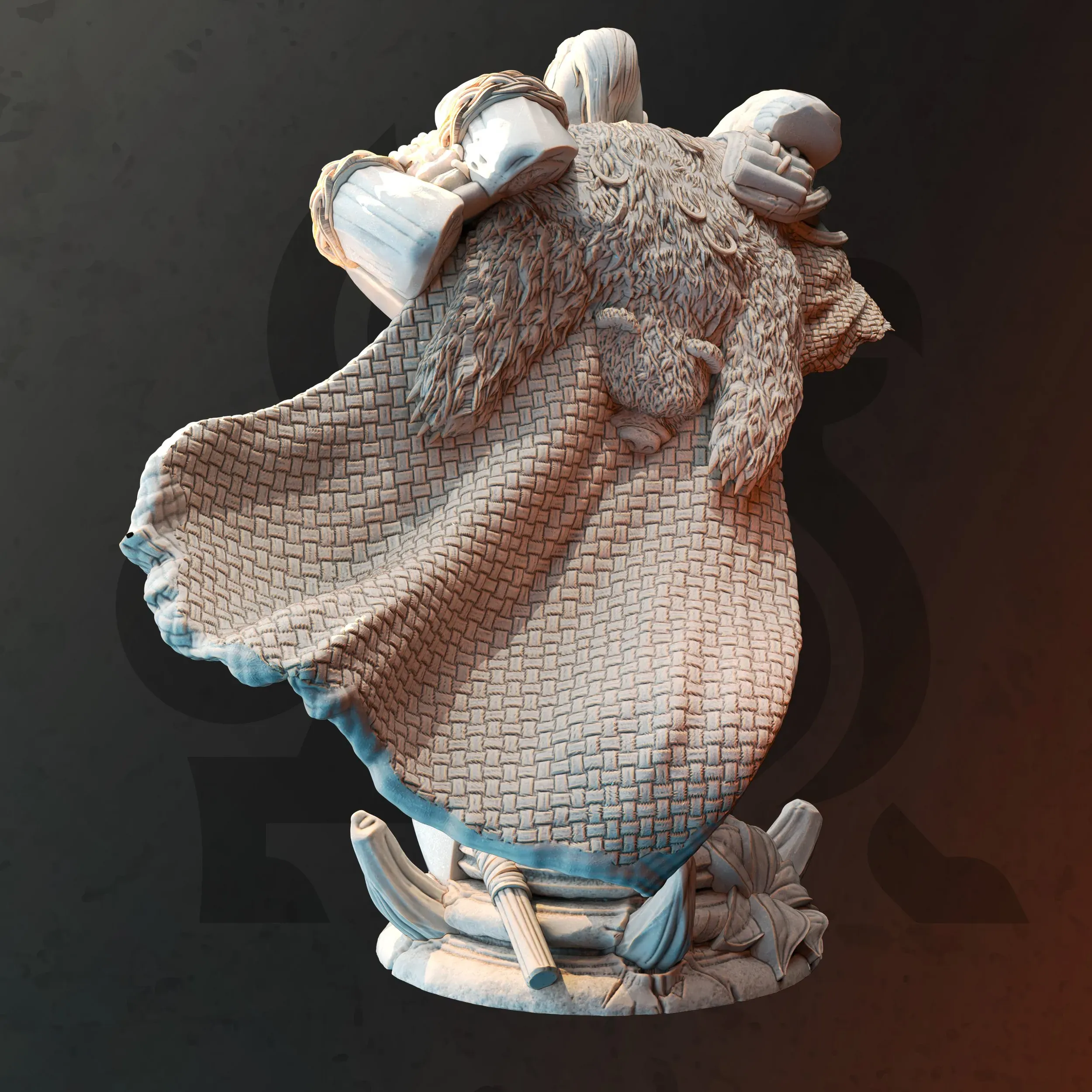 Orik Bjornstain - Bust - Back