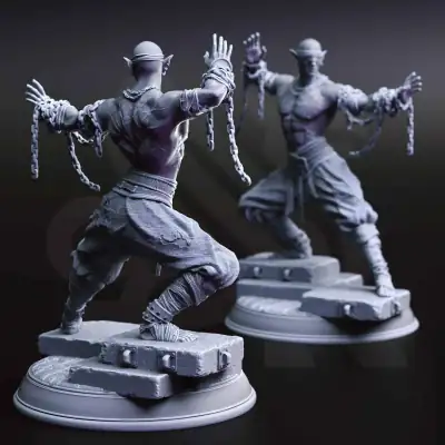 Uxas Vergos - The Awakened Monk - Back